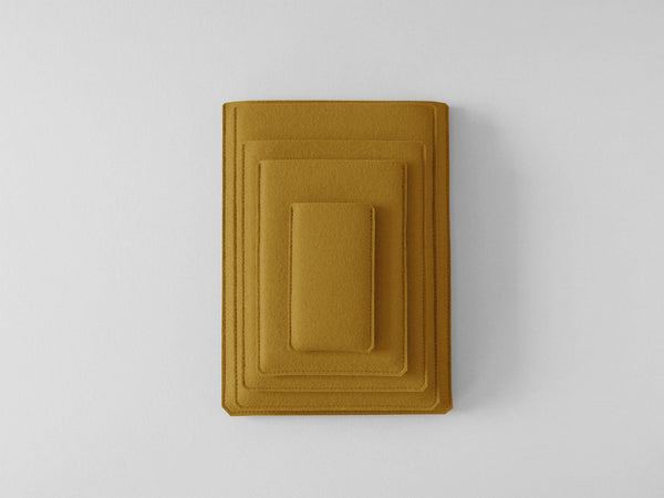 Felt Sleeve for iPad in Golden