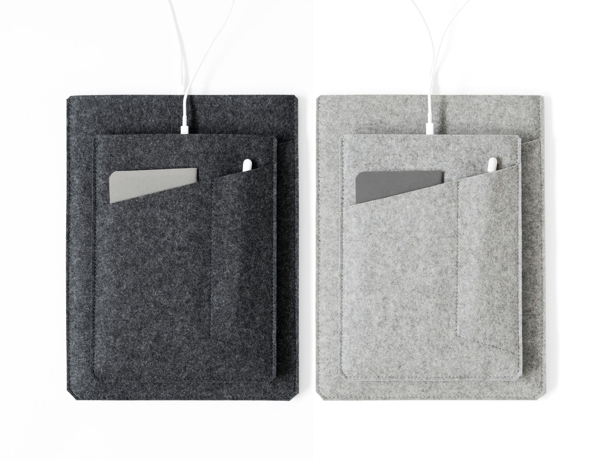 iPad Sleeve with Pockets - Felt