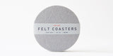 Round Felt Coasters - Wool Felt