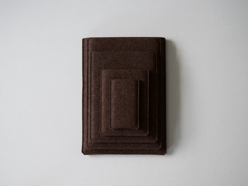 Felt Sleeve for Kindle in Brown