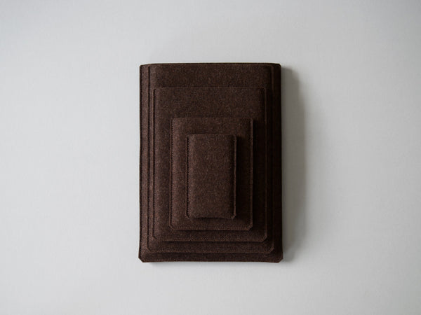 Felt Sleeve for iPhone in Brown