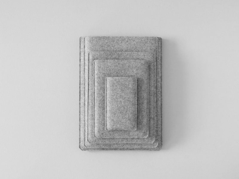 Felt Sleeve for Kindle in Grey